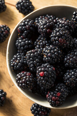 Raw Organic Fresh Blackberries
