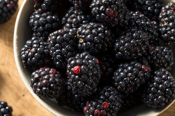 Raw Organic Fresh Blackberries