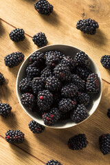 Raw Organic Fresh Blackberries
