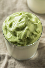 Refreshing Whipped Matcha Dalgona Coffee