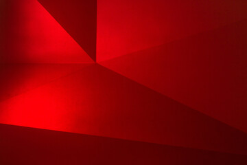 abstract red background with triangles