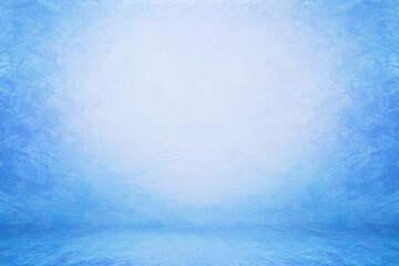 Blue aquamarine textured backdrop embossed photographic studio backdrop. Muslin canvas illuminated...