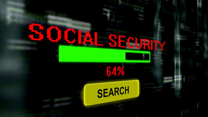 Search for social security online progress bar