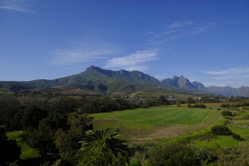 Stellenbosch mountain range.