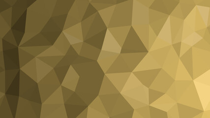 Abstract geometric background with shades of yellow and gold. Template for web and mobile interfaces, infographics, banners, advertising, applications.