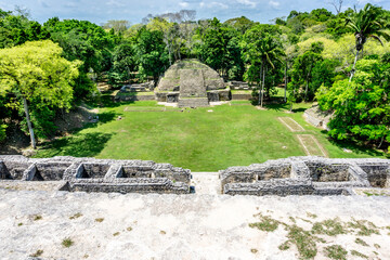 Caracol Temple  near San Ignacio in Belize near Guatemala.