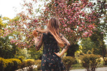 sexy young model in nature