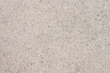 Concrete slab with stone crumbs.