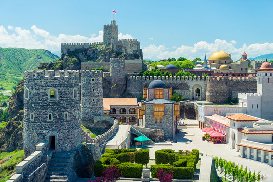 Akhaltsikhe, Georgia - June 13 2018: View of the Rabat Fortress in Georgia