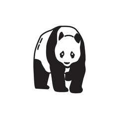 Simple modern professional Panda logo template design versatile
for your business and company
