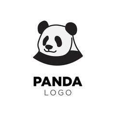 Simple modern professional Panda logo template design versatile
for your business and company
