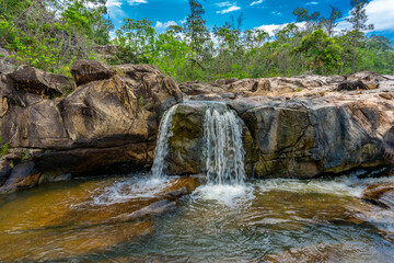 Naklejka na ściany i meble Rio on Pools Falls Reserve in Belize.