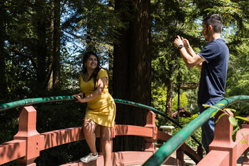 couple of man and woman outdoors