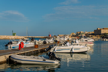 boats in the harbor