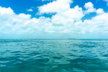 Fototapeta na wymiar Ambergris Caye - Belize, tropical Paradise in the Caribbean sea.