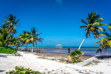 Ambergris Caye - Belize, tropical Paradise in the Caribbean sea.