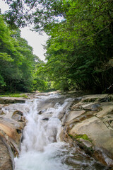 Obraz premium 滑床渓谷