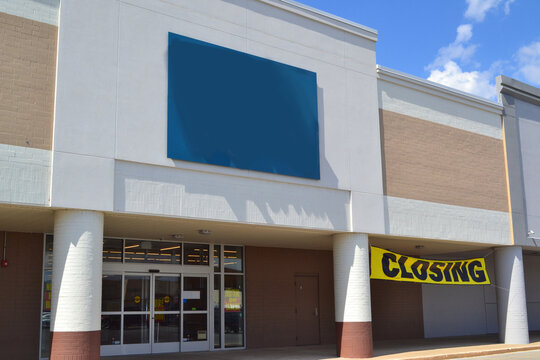 Retail Store Closing Architectural Building