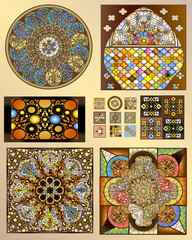 Vintage Leaded Glass Collection - Southern European