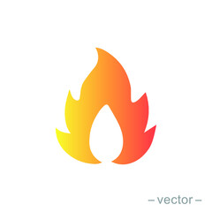 Fire flame logo vector illustration design template. vector fire flames sign illustration isolated. fire icon