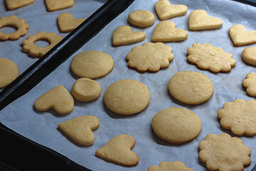 cookies on the kitche table