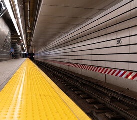 New York subway station.