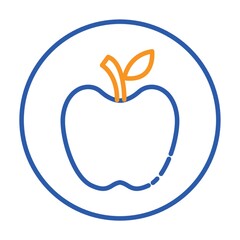 An apple illustration.