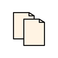 A document papers illustration.