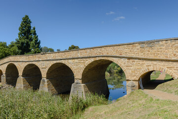 Bridge in Richmond, Tasmania. Australia's oldest bridge