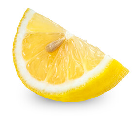Fresh lemons and slice isolated on white background, Lemon Fruit with leaf on a white background, With clipping path