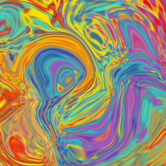An abstract multicolored iridescent background image.