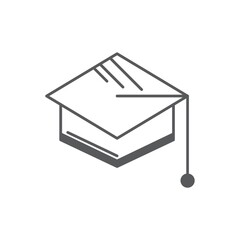 A mortarboard illustration.