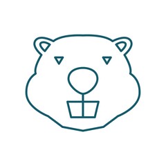 A beaver illustration.