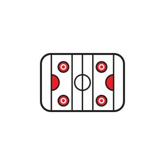 A skating rink illustration.