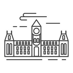 Fototapeta premium Ottawa's parliament hill