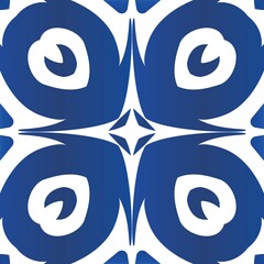 Obraz premium Ornamental azulejo portugal tiles decor.