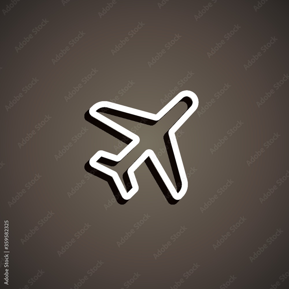 Poster aeroplane mode icon