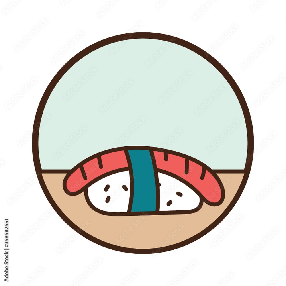 Sticker sushi