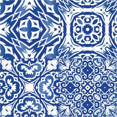 Portuguese vintage azulejo tiles.