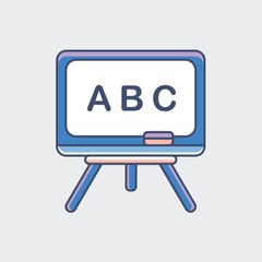 A chalkboard illustration.