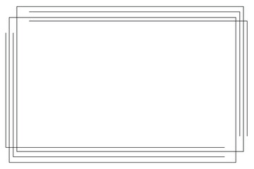 Frame isolated vector Icon. White background. Vintage frame