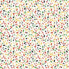 Kwanzaa Seamless Pattern - Colorful repeating pattern design for Kwanzaa