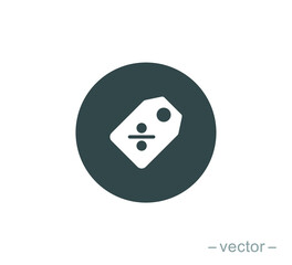 Price Tag Icon Vector Illustration Design. Solid style. EPS 10