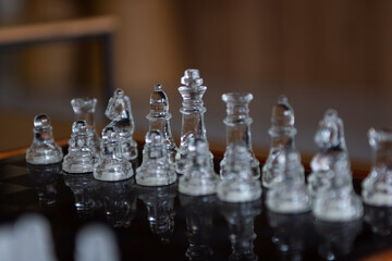 PLAYING CHESS - STRATEGY BOARD GAMES