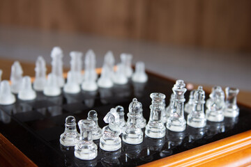 PLAYING CHESS - STRATEGY BOARD GAMES