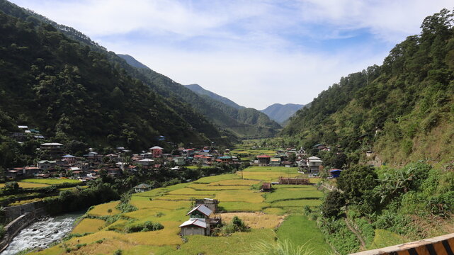 Rural city at Mountain Province, Philippines