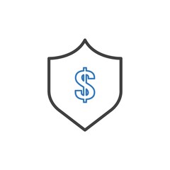 shield with dollar sign
