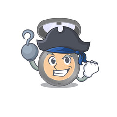 one hook hands Pirate character highlighter cartoon design