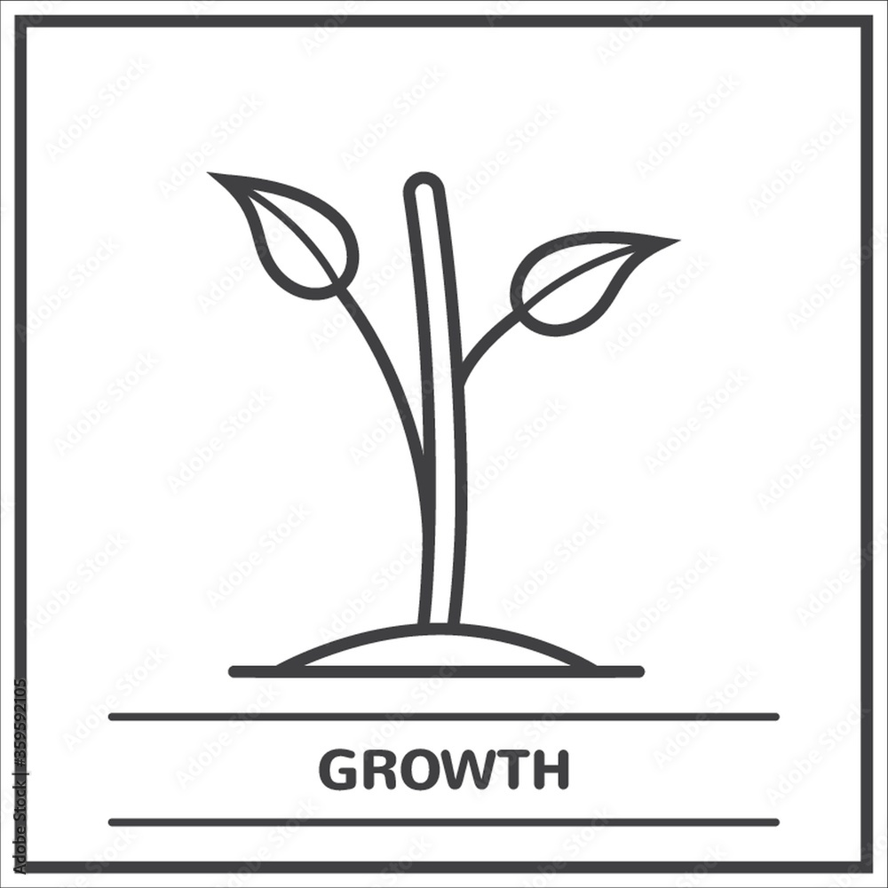 Canvas Prints growth concept