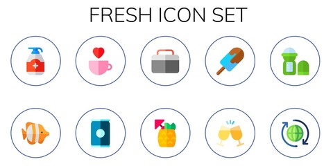 fresh icon set